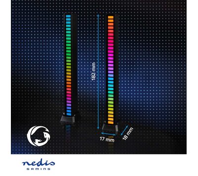Nedis game verlichting GALDP110BK