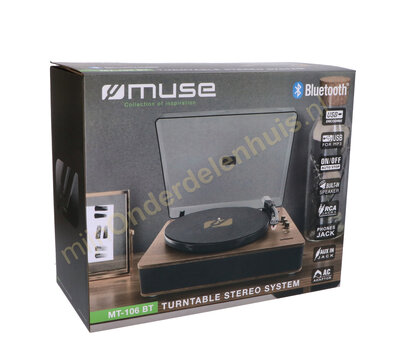 Muse platenspeler met Bluetooth  MT-106 BT