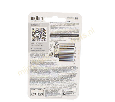 Braun scheerblad van scheerapparaat 32B 80828676