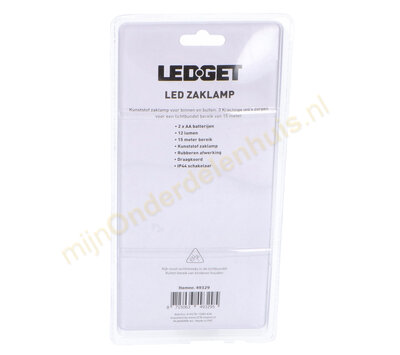 LedGet LED zaklamp Flashlight 2x AA 49329