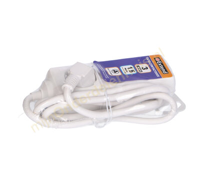 VB tafelcontactdoos 3-voudig 1.5m wit 41136