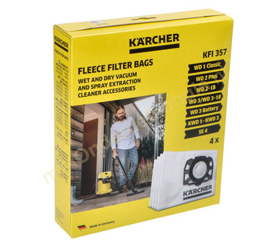 Originele stofzuigerzakken van Kärcher KFI357 2.863-314.0