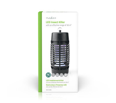 Nedis elektrische vliegenlamp met LED INKI112CBK4