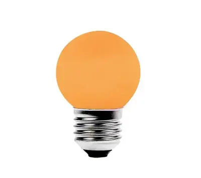 Led PartyLight oranje 1watt E27 fitting 63307