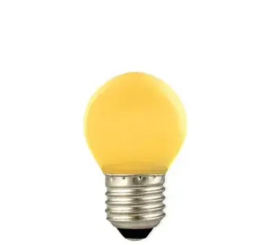 Led PartyLight geel 1watt E27 fitting 63304