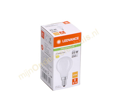 Ledvance LED kogellamp Classic 1.8/25W/2700k E14 mat