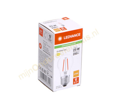 Ledvance LED kogellamp Classic P25 1.8/25W/2700k E27