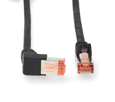 CAT6 S/FTP netwerkkabel 2m 1x haaks CCGP85227BK20