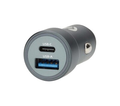 Nedis USB autolader USBA/ USBC CCH1C1A48WBK