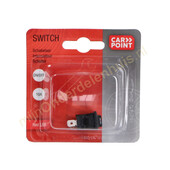 Carpoint Inbouw schakelaar on/off 12V 10A zwart 0810685