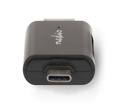 Nedis dubbele kaartlezer USB-C/ USB-A CRDRU3110BK