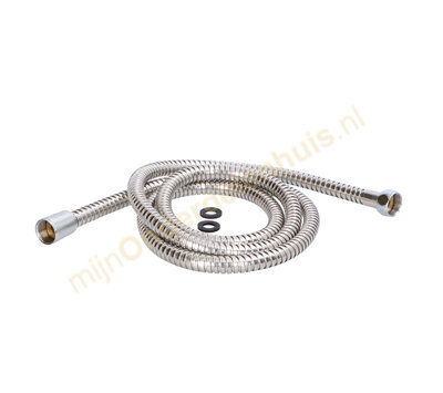 Universele doucheslang chroom 125 cm