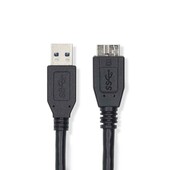 Nedis USB 3.2 Gen 1 kabel USB-A male > USB-micro-B male  CCGL61500BK05