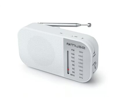 Muse compacte radio M-025 RW wit