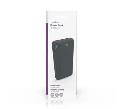 Nedis powerbank 10000 mAh USB PBKPD20W125BK