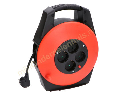 VB haspel 20 meter 4v 3x1.0mm² + RA + thermische beveiliging