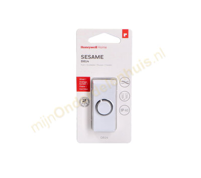 Honeywell drukknop voor deurbel Sesame D814 wit