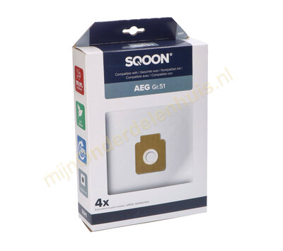 SQOON stofzuigerzakken voor AEG Gr.51 9001667402 SQ11