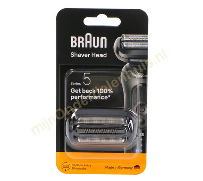 Braun scheerblad van scheerapparaat 54B, 80748041