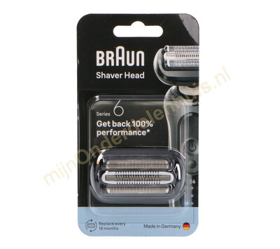 Braun scheerblad van scheerapparaat 80748341 64B