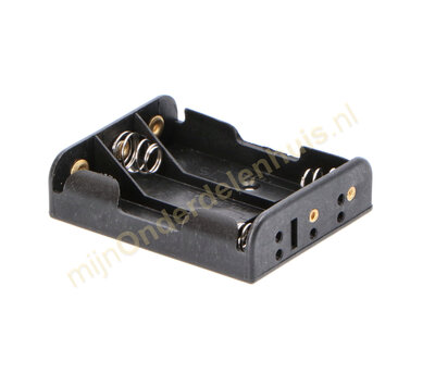 Universele batterijhouder 3x penlite AA