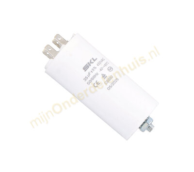 SKL condensator  35uF-450V met AMP-aansluiting