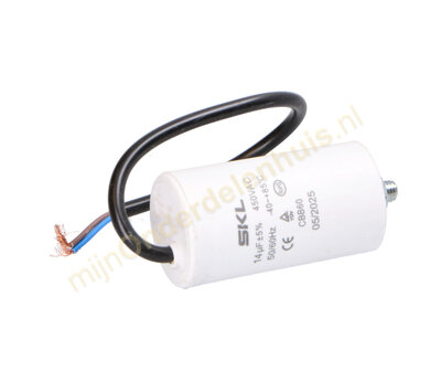 SKL condensator 14uF-450V met kabel