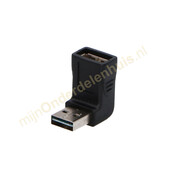 DeLock USB-A 2.0  steker > USB-A 2.0 haakse contra steker 65521