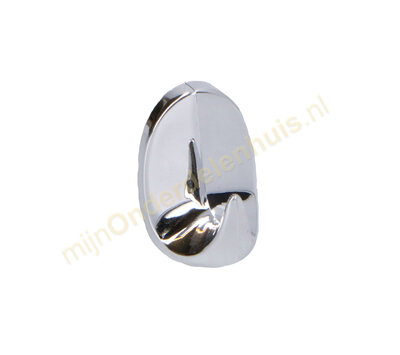 Deltafix wandhaak chroom 28x38mm 24493