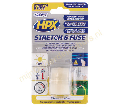 HPX Stretch & Fuse tape 25mm x 1,8m SI2580