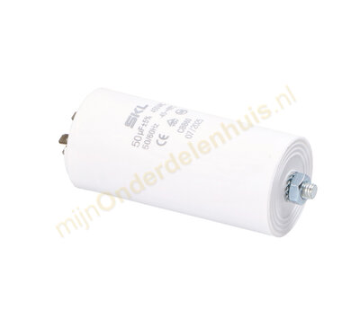 SKL condensator 50uF-450V met AMP-aansluiting