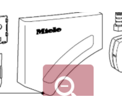 Miele greep van wasmachine 09163590