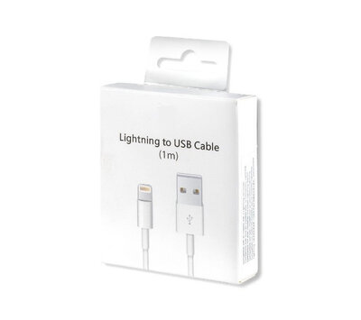 Apple Lightning naar USB-A laad-/ datakabel iPhone 1m