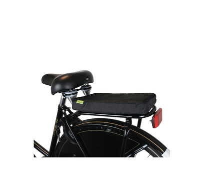 Dresco bagagedragerkussen zwart 5251852