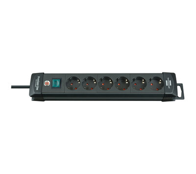 Brennenstuhl tafelcontactdoos 6-voudig zwart 1951160100