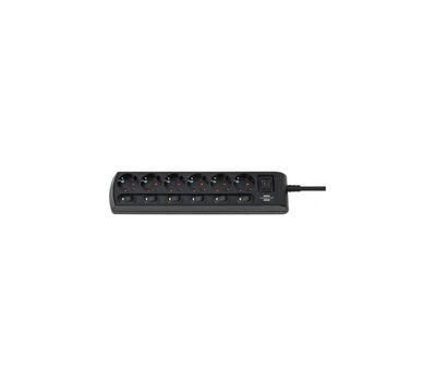 Brennenstuhl tafelcontactdoos 6-voudig zwart 1153110116