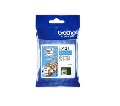 Originele Brother inktcartridge LC421C Blauw