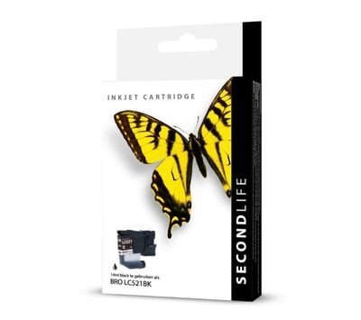 SecondLife inktcartridge voor Brother LC521BK