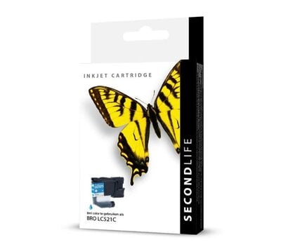 SecondLife inktcartridge voor Brother LC521C Cyan