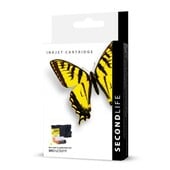 SecondLife SecondLife inktcartridge voor Brother LC521Y Yellow