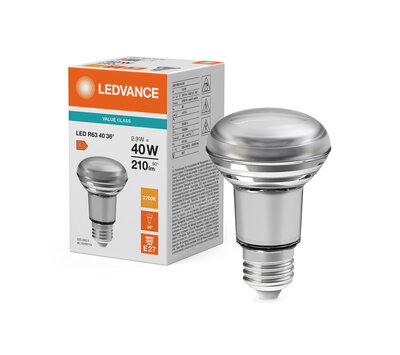 Ledvance LED reflectorlamp 36° R63 2.9/40W/2700k E27