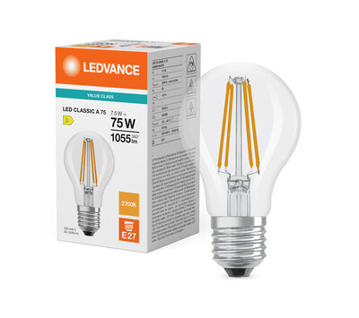 Ledvance LED lamp Classic 7.5/75W/2700k E27