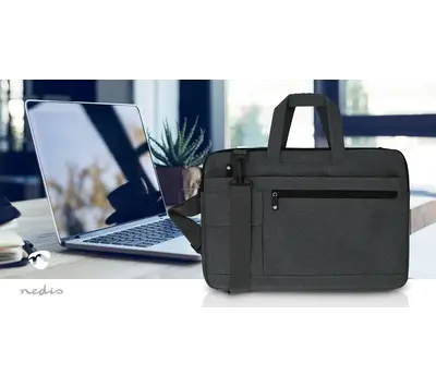 Nedis laptop tas 15 tot 16" NBBG15150BK