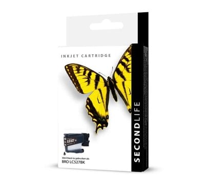 SecondLife inktcartridge voor Brother LC527BK Black