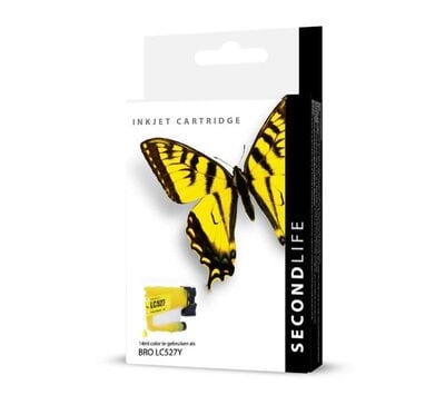 SecondLife inktcartridge voor Brother LC527Y Yellow