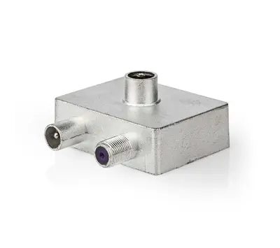 Nedis satelliet- en antenne TV-Data splitter CSGB40970ME