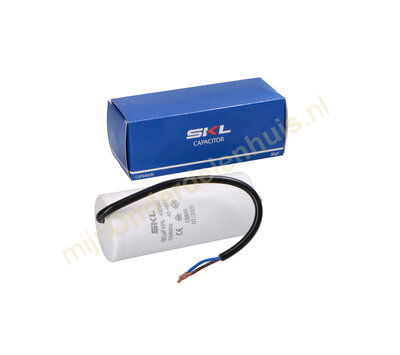 SKL condensator 80uF-450V met kabel