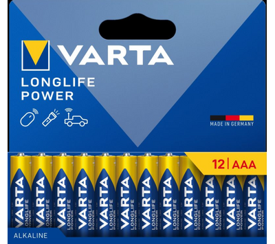 Varta batterij AAA potlood 1.5V Alkaline 12-Pack