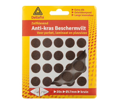 Deltafix anti-kras beschermvilt bruin 725
