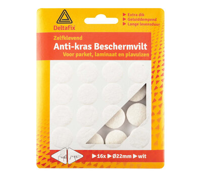 Deltafix anti-kras beschermvilt wit 731